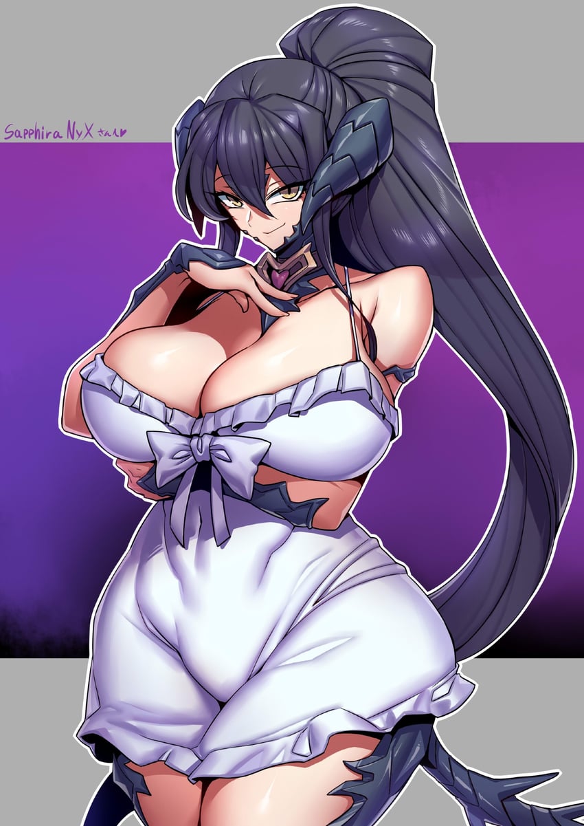 warrior of light and sapphira nyx (final fantasy and 1 more) drawn by tukiwani