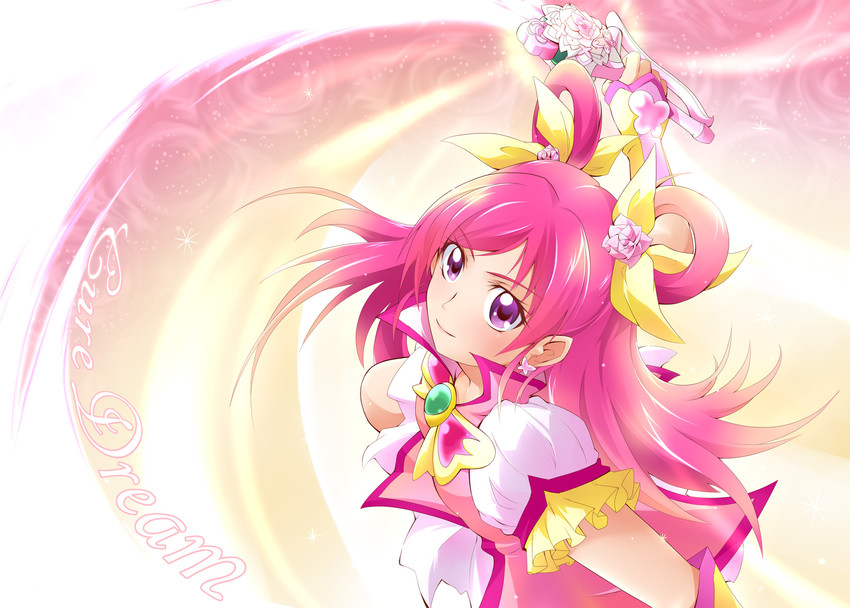 yumehara nozomi and cure dream (precure and 2 more) drawn by ashita_wa_hitsuji