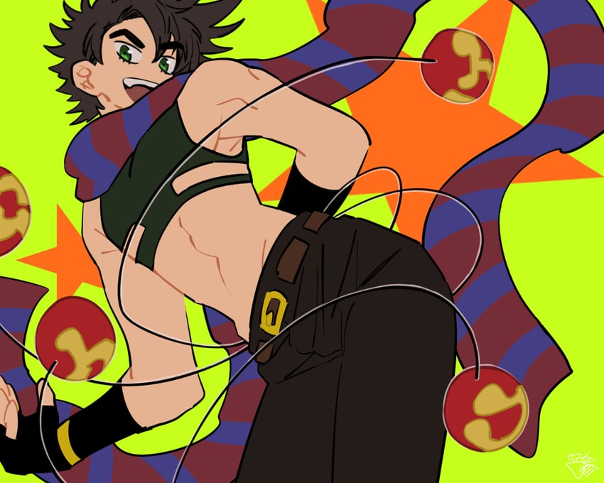 joseph joestar (jojo no kimyou na bouken and 1 more) drawn by carota327