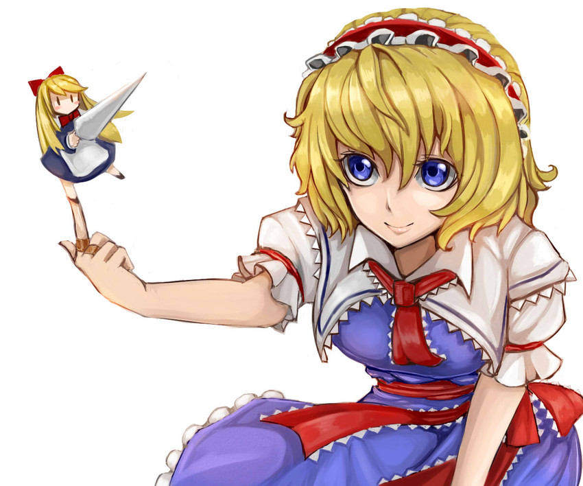 alice margatroid and shanghai doll (touhou) drawn by seiya_(cardigan)