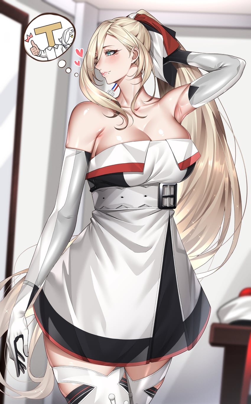 admiral, richelieu, french battleship princess, and richelieu deux (kantai collection) drawn by kome_cola