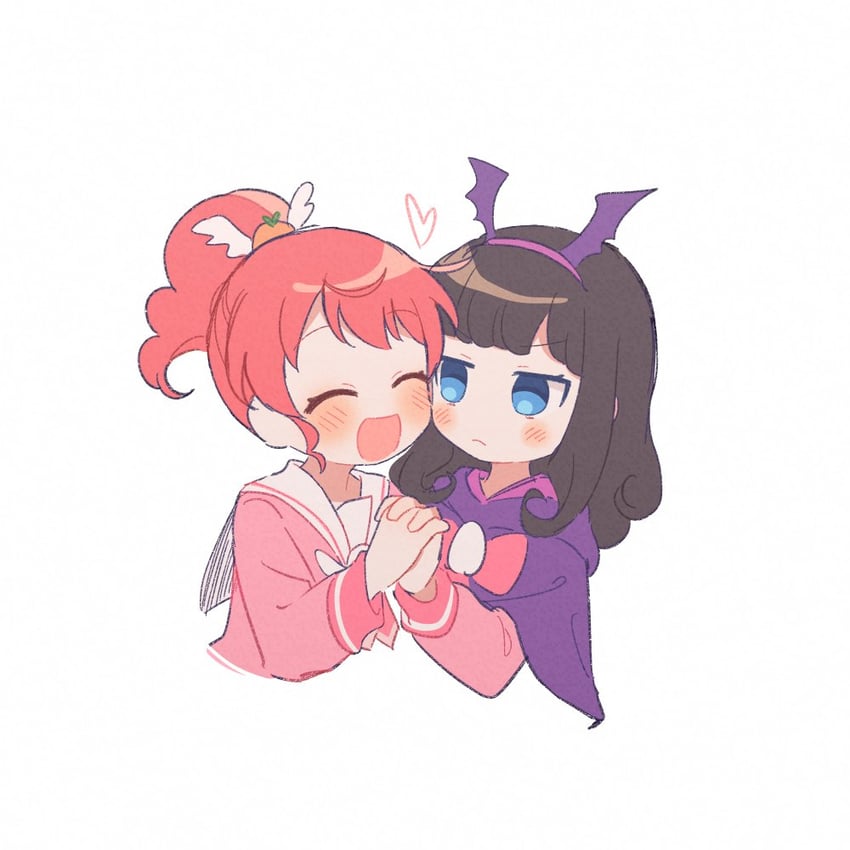 kurosu aroma and shiratama mikan (pretty series and 1 more) drawn by sururufu