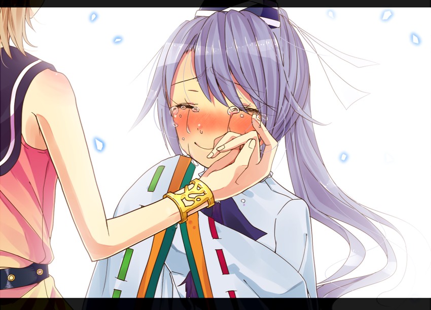 toyosatomimi no miko and mononobe no futo (touhou) drawn by touya_(konpekitou)