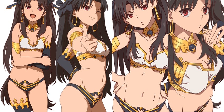ishtar (fate and 1 more) drawn by aonori_misuji
