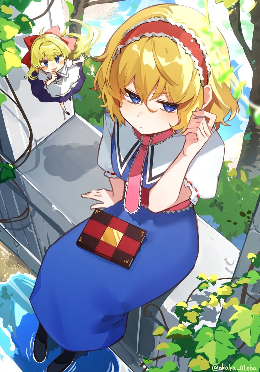 alice margatroid and shanghai doll (touhou) drawn by tsumikitsuki_(katsuobushi)