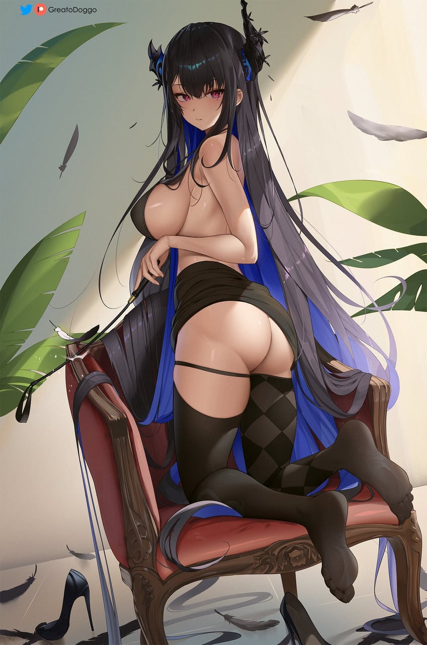nerissa ravencroft (hololive and 1 more) drawn by greatodoggo