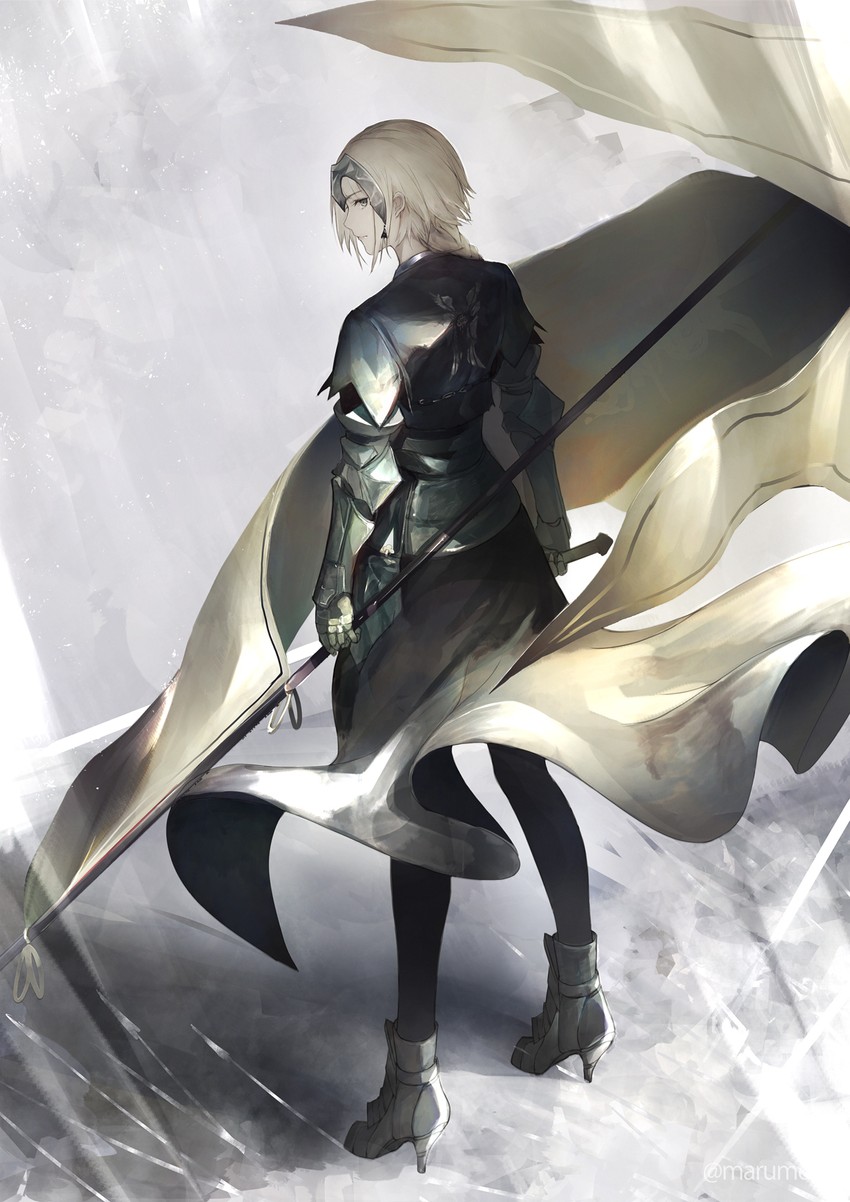 jeanne d'arc (fate and 2 more) drawn by marumoru