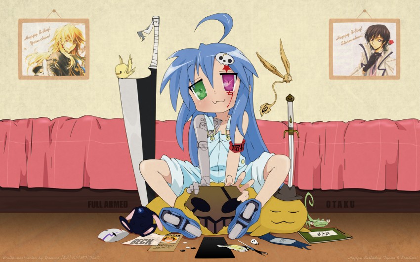 suzumiya haruhi, monkey d. luffy, izumi konata, lelouch vi britannia, edward elric, and 6 more (one piece and 21 more)