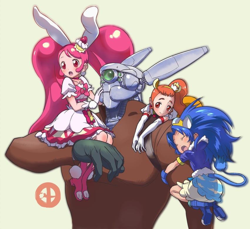 usami ichika, tategami aoi, arisugawa himari, cure whip, cure gelato, and 2 more (precure and 2 more) drawn by itsuzuki_kanau