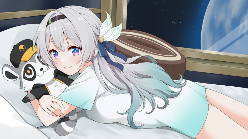 firefly and galactic baseballer (honkai and 1 more) drawn by felutiahime