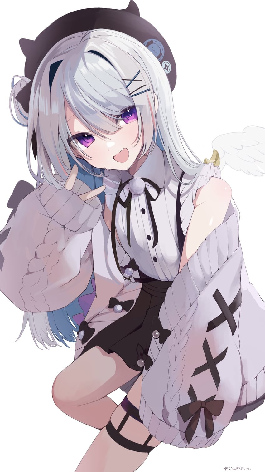 tokoyami towa and amane kanata (hololive) drawn by replicayunikorn