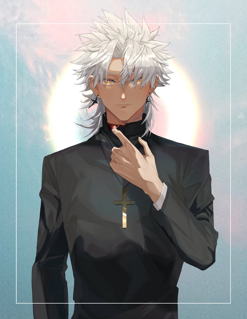 amakusa shirou (fate and 2 more) drawn by mutsu_(621300)