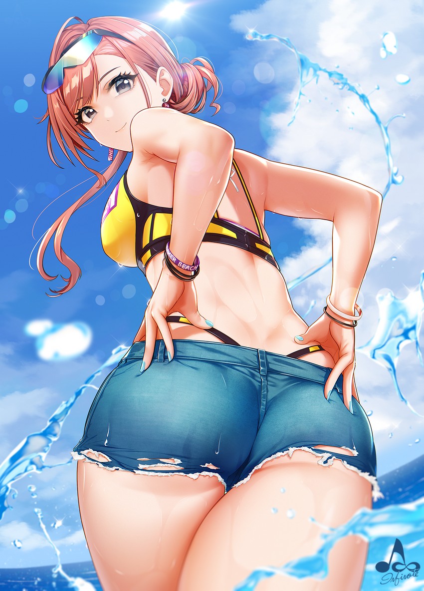 arisugawa natsuha (idolmaster and 1 more) drawn by infinote
