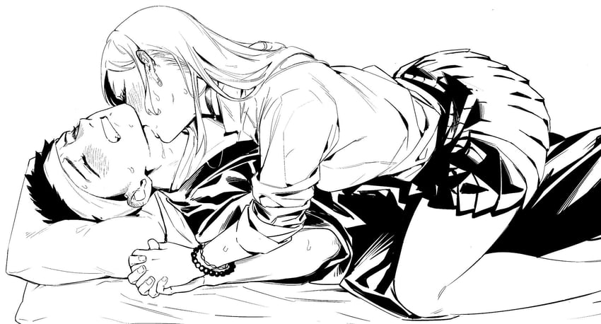 kitagawa marin and gojou wakana (sono bisque doll wa koi wo suru) drawn by shen_shipi_(agil548g6h6)