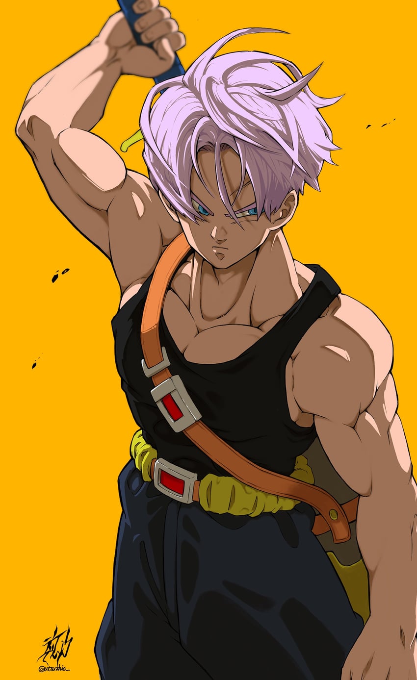 trunks (dragon ball and 1 more) drawn by liedein