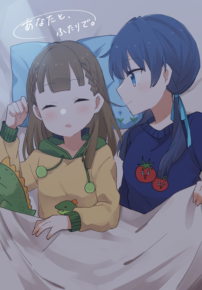 murano sayaka and kachimachi kosuzu (love live! and 1 more) drawn by bluesky021