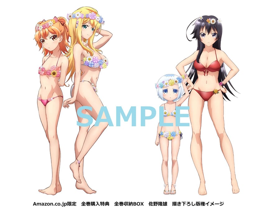 arisugawa reiko, tenkuubashi aika, jinryou karen, and shiodome hakua (ore ga ojou-sama gakkou ni "shomin sample" toshite rachirareta ken) drawn by sano_takao