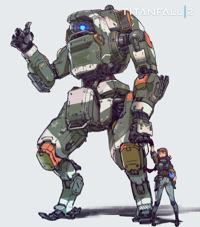 bt-7274 and jack cooper (titanfall and 1 more) drawn by urorong