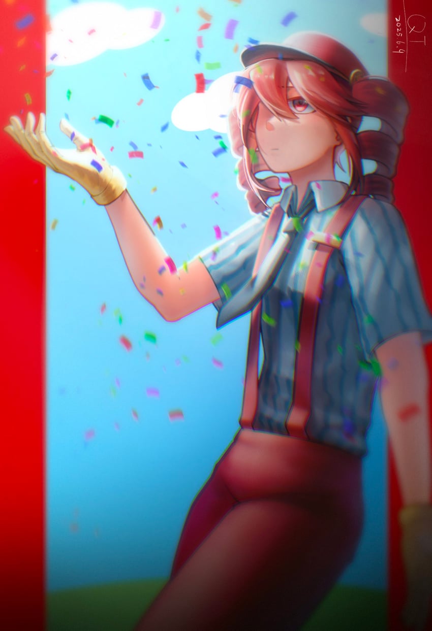 kasane teto (utau and 1 more) drawn by qingtu5522