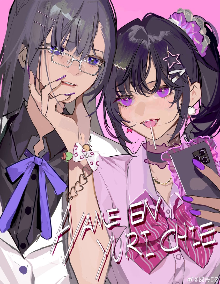 ayame en and yuri chie (original) drawn by ouge_dz