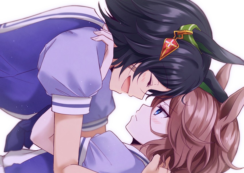 narita taishin and winning ticket (umamusume) drawn by ayame_iro_(toumei_dolce)