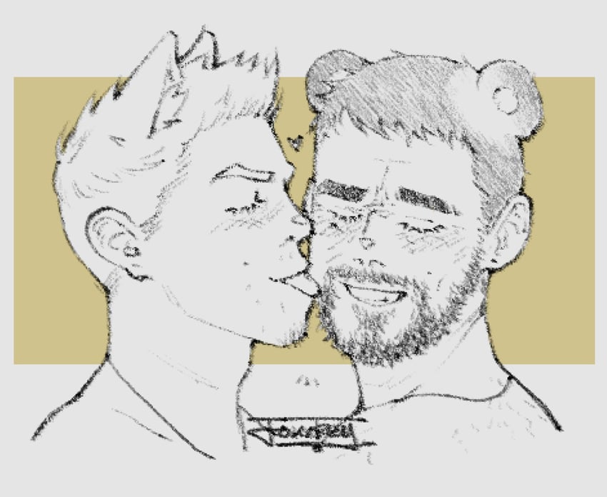 chris redfield and piers nivans (resident evil and 1 more) drawn by koreyexe