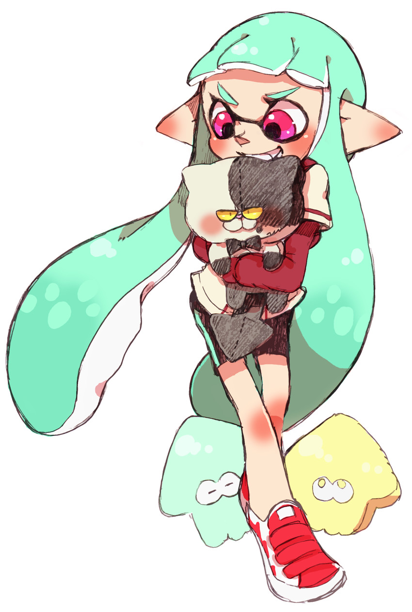 inkling player character, inkling girl, and judd (splatoon and 1 more) drawn by yuki_(yuki_usa1111)
