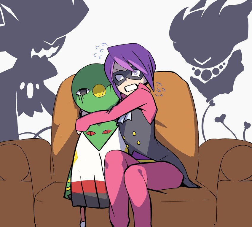 mismagius, misdreavus, xatu, and will (pokemon and 1 more) drawn by kiwi_of_ruin
