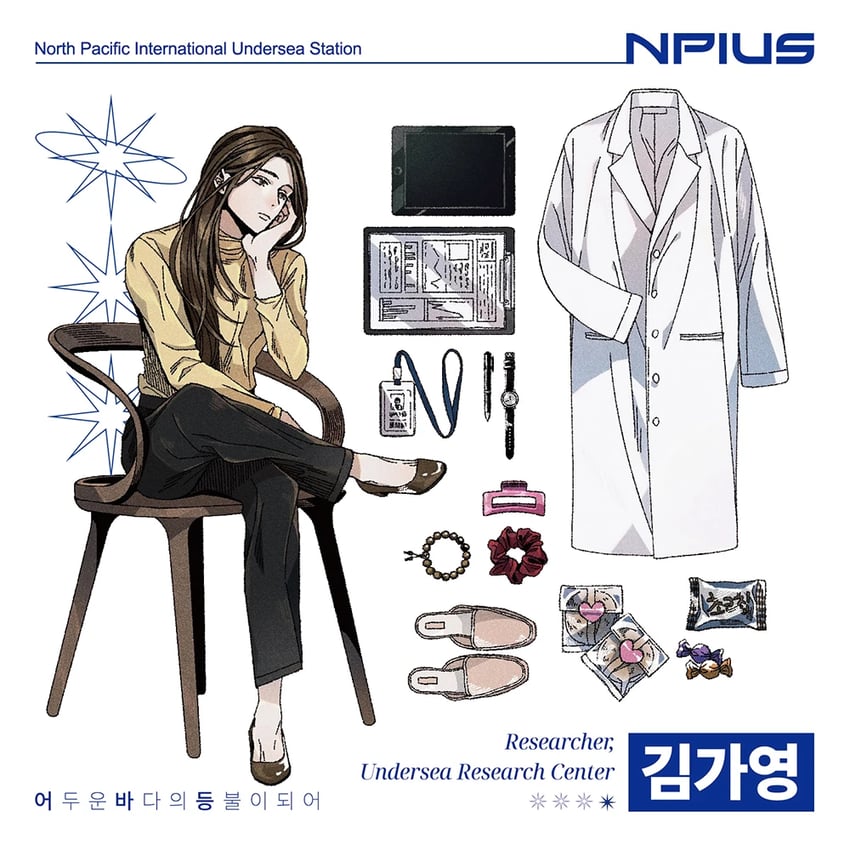 kim ga-young (eoduun badaui deungbul-i doeeo) drawn by luvhunter_ad