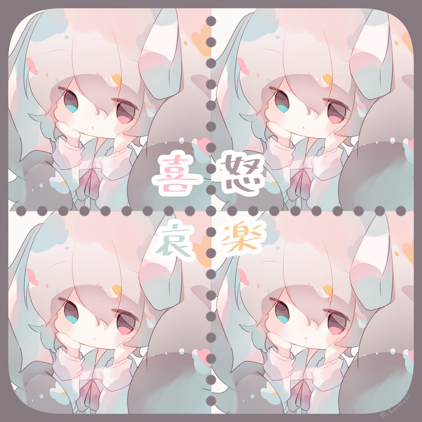 hatsune miku and 25-ji miku (vocaloid and 1 more) drawn by fuyuzuki_gato