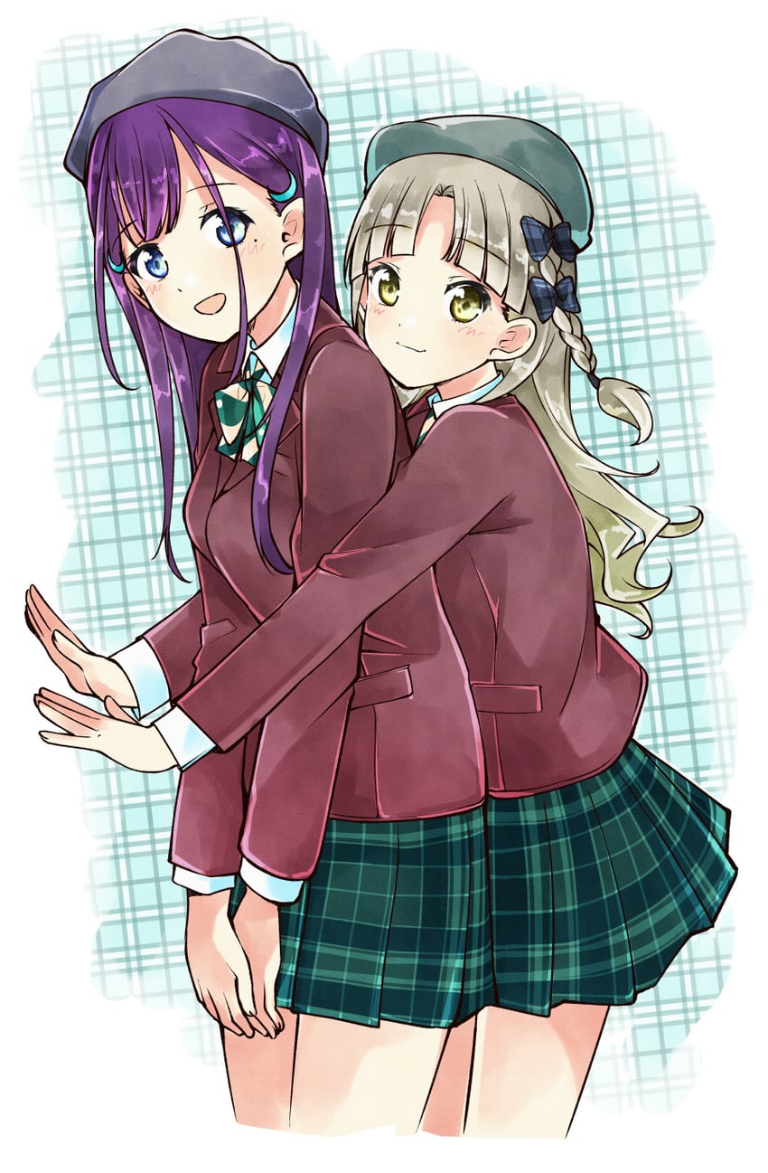 ichinose hotaru and nagamine kaede (22/7) drawn by trefle_r