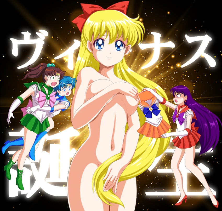 mizuno ami, aino minako, hino rei, kino makoto, sailor mercury, and 3 more (bishoujo senshi sailor moon and 1 more) drawn by pirochi