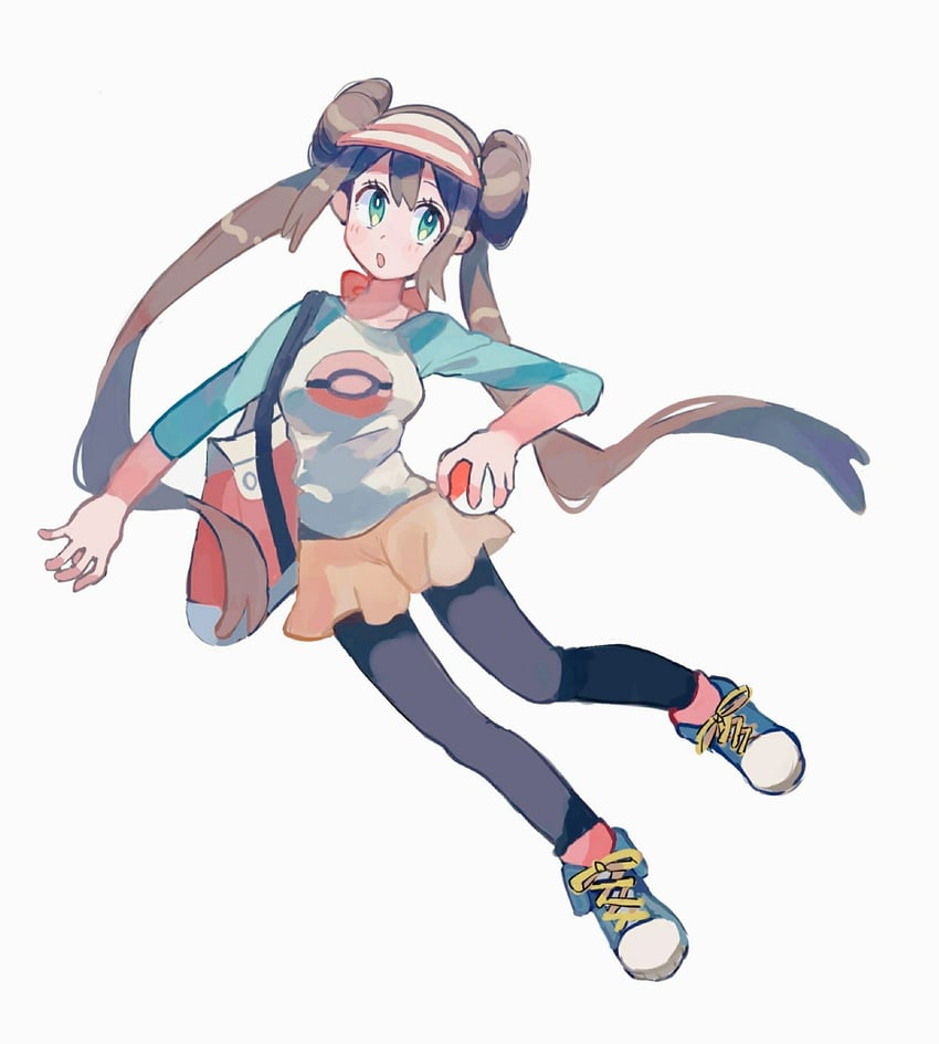 rosa (pokemon and 1 more) drawn by shichibee_(stm_mimi)