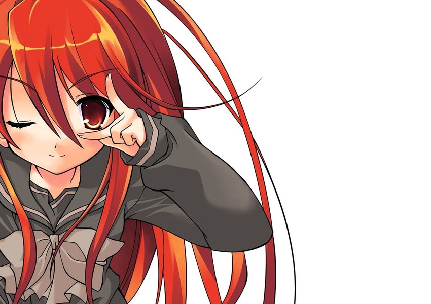 shana (suzumiya haruhi no yuuutsu and 1 more) drawn by anonymous_(japanese)