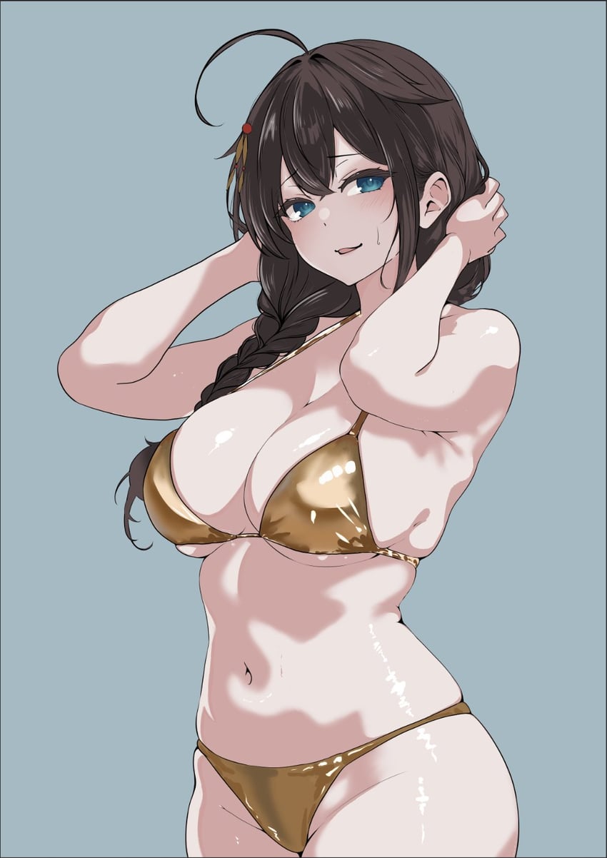 shigure and shigure kai san (kantai collection) drawn by kokutou_(goto123kokutoh)