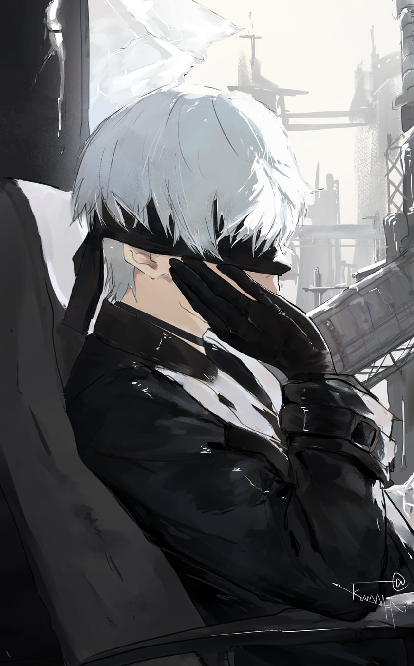 9s (nier and 1 more) drawn by kumah_dessu