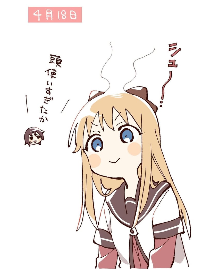 toshinou kyouko and funami yui (yuruyuri) drawn by namori