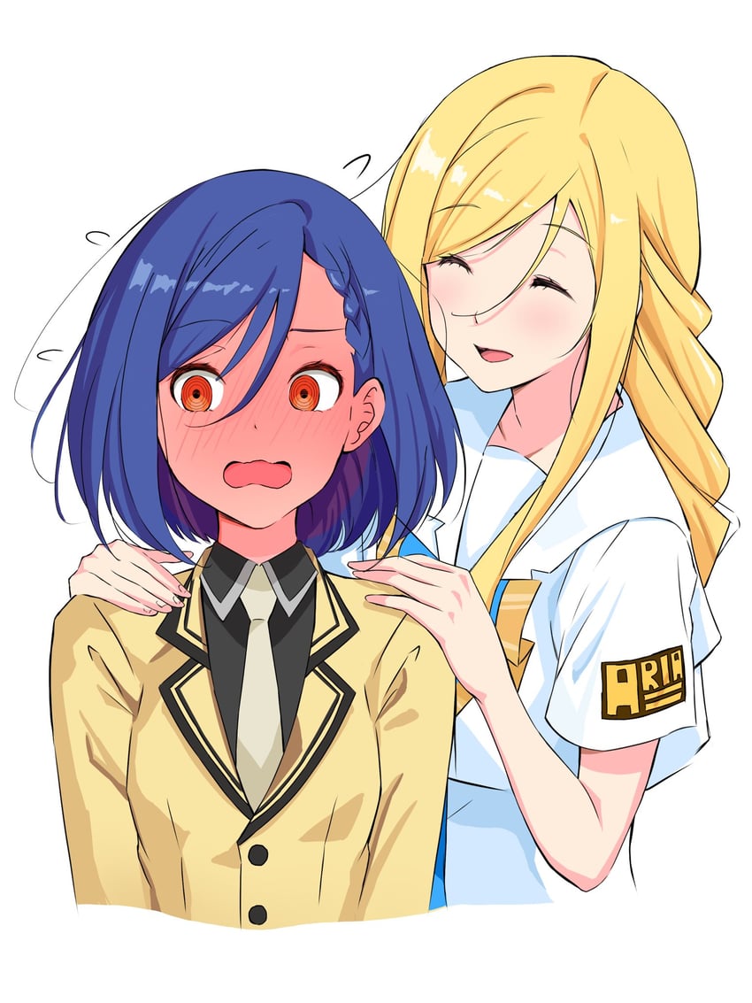 aika granzchesta and alicia florence (aria) drawn by andanden
