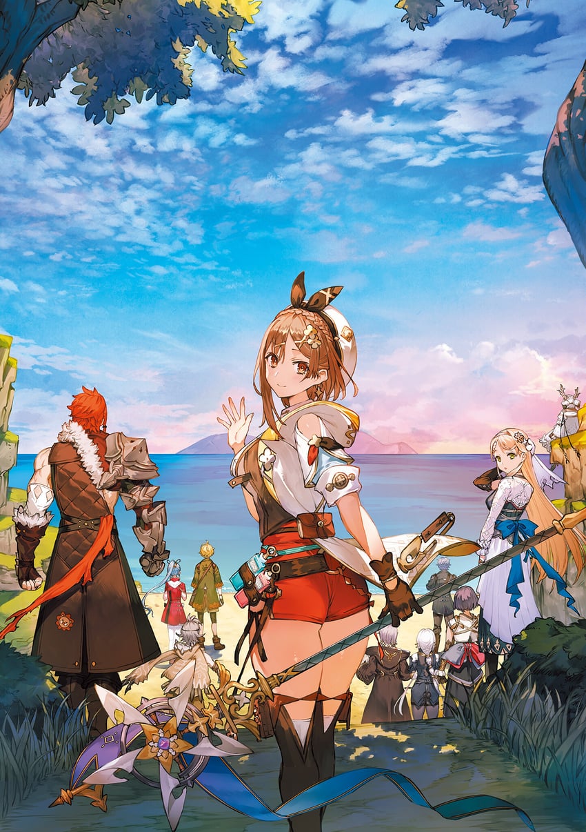 reisalin stout, klaudia valentz, lila decyrus, lent marslink, tao mongarten, and 6 more (atelier and 2 more) drawn by toridamono