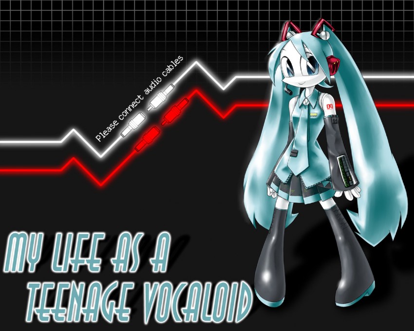 hatsune miku and jenny wakeman (vocaloid and 1 more) drawn by leex