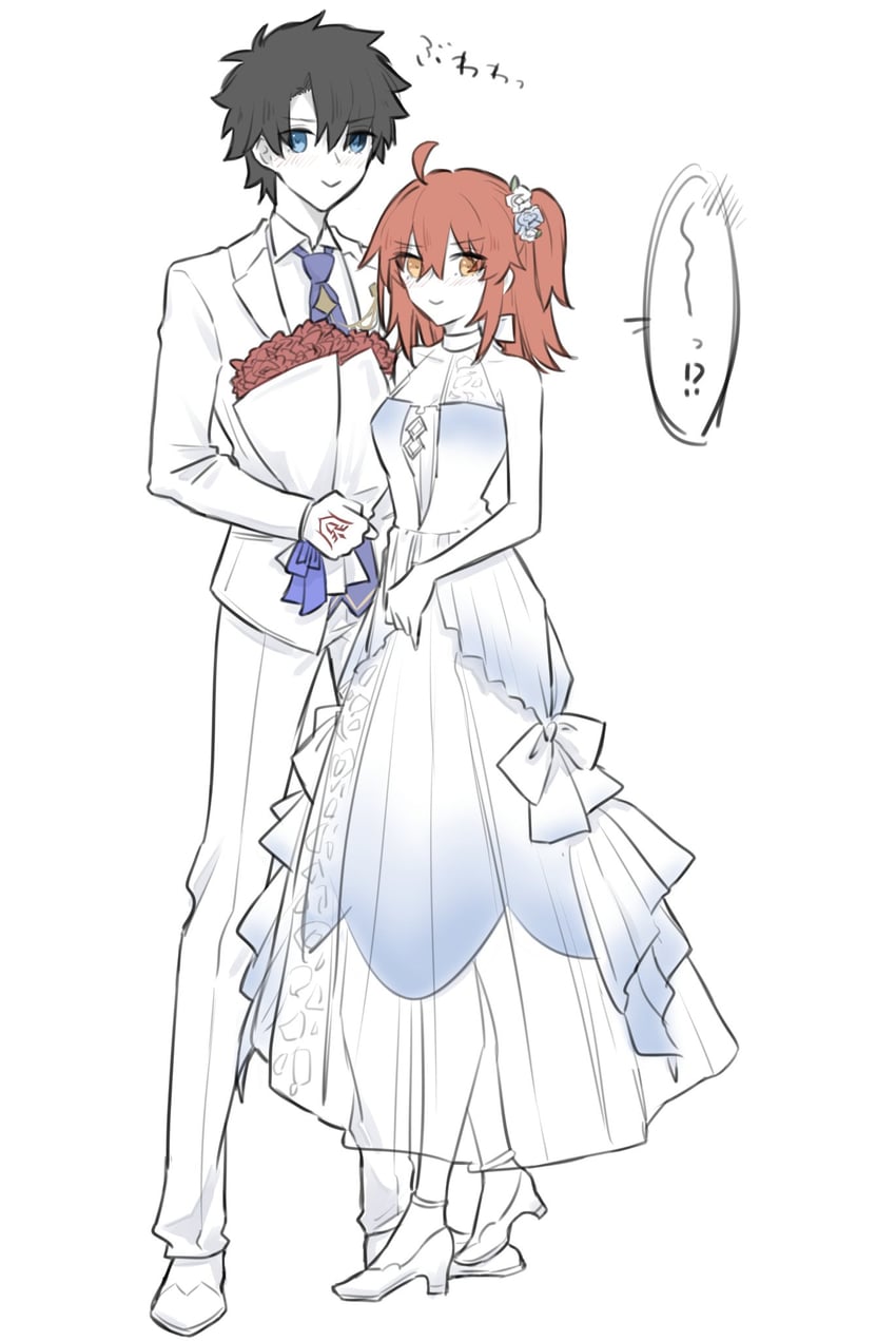 fujimaru ritsuka (fate and 1 more) drawn by yukihara_sbgd