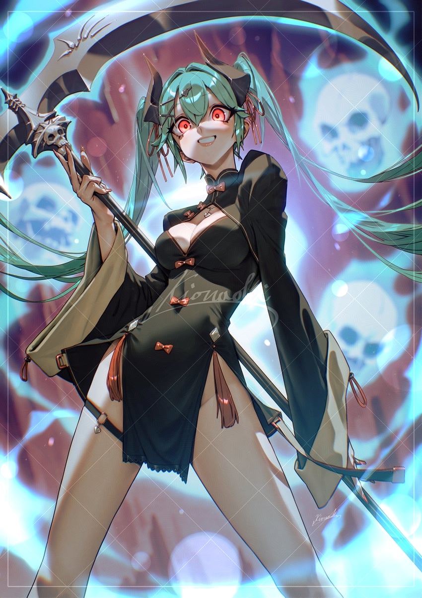 hatsune miku (vocaloid) drawn by kionaoki