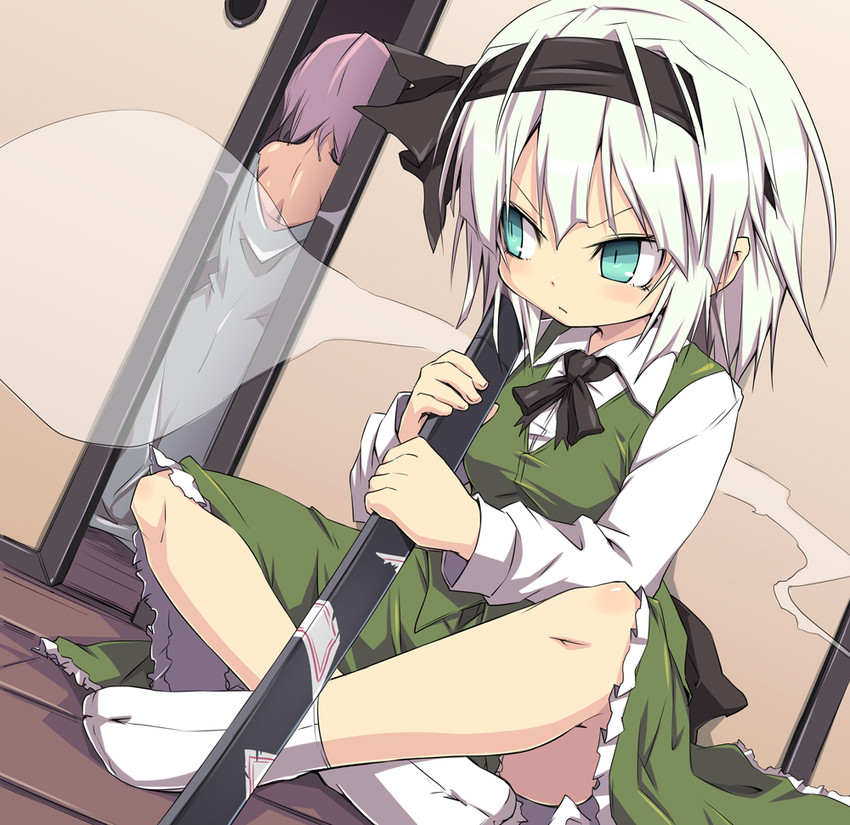 konpaku youmu and saigyouji yuyuko (touhou) drawn by noya_makoto