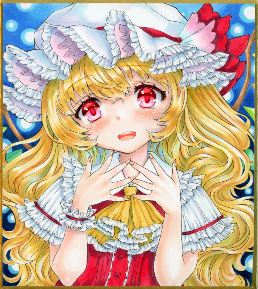 flandre scarlet (touhou) drawn by mikeko_(user_zntg7852)