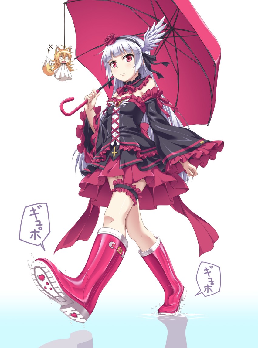 rain toushulkuru (original) drawn by kyuutou_(kyuutouryuu)