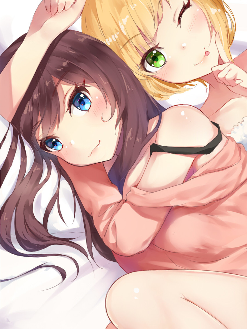 ichinose shiki and miyamoto frederica (idolmaster and 1 more) drawn by ginn_(hzh770121)