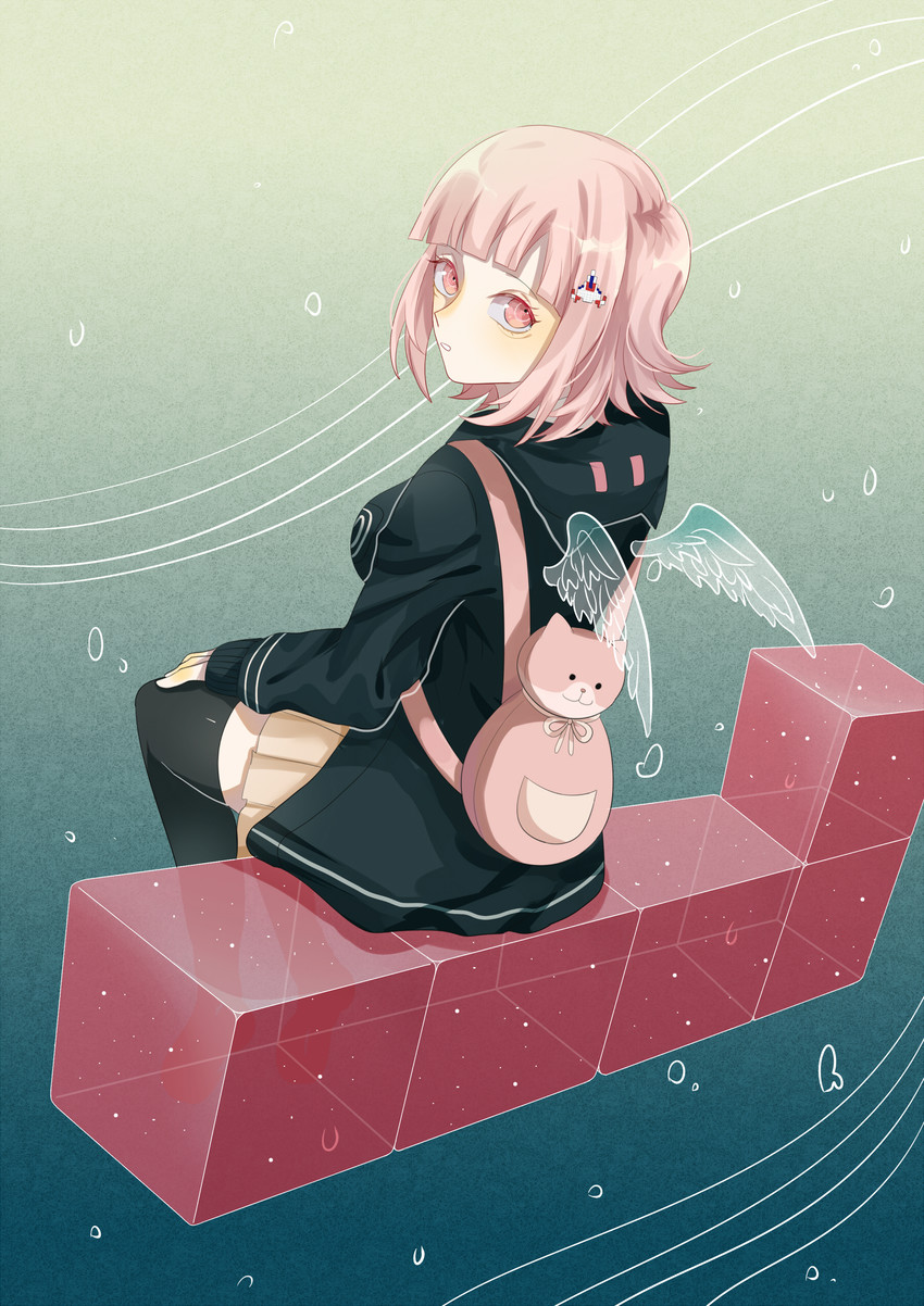 nanami chiaki (danganronpa and 2 more) drawn by mori_(519378803)