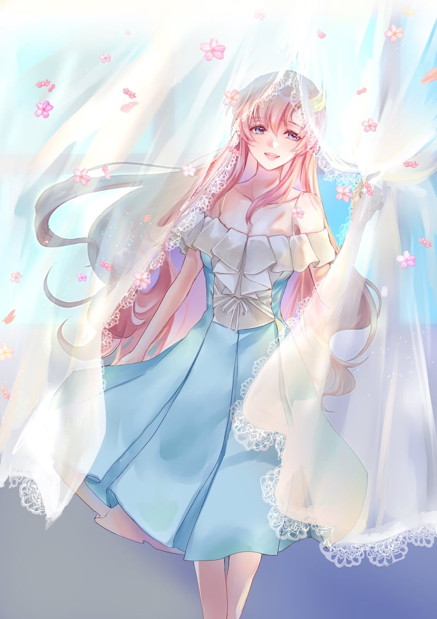 lacus clyne (gundam and 3 more) drawn by kansyo
