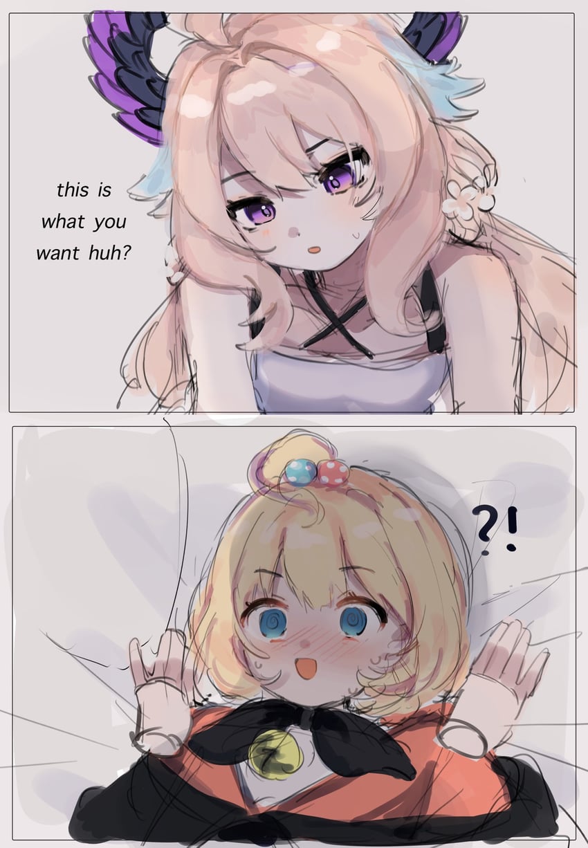 enna alouette and millie parfait (nijisanji and 1 more) drawn by miyu_aaki