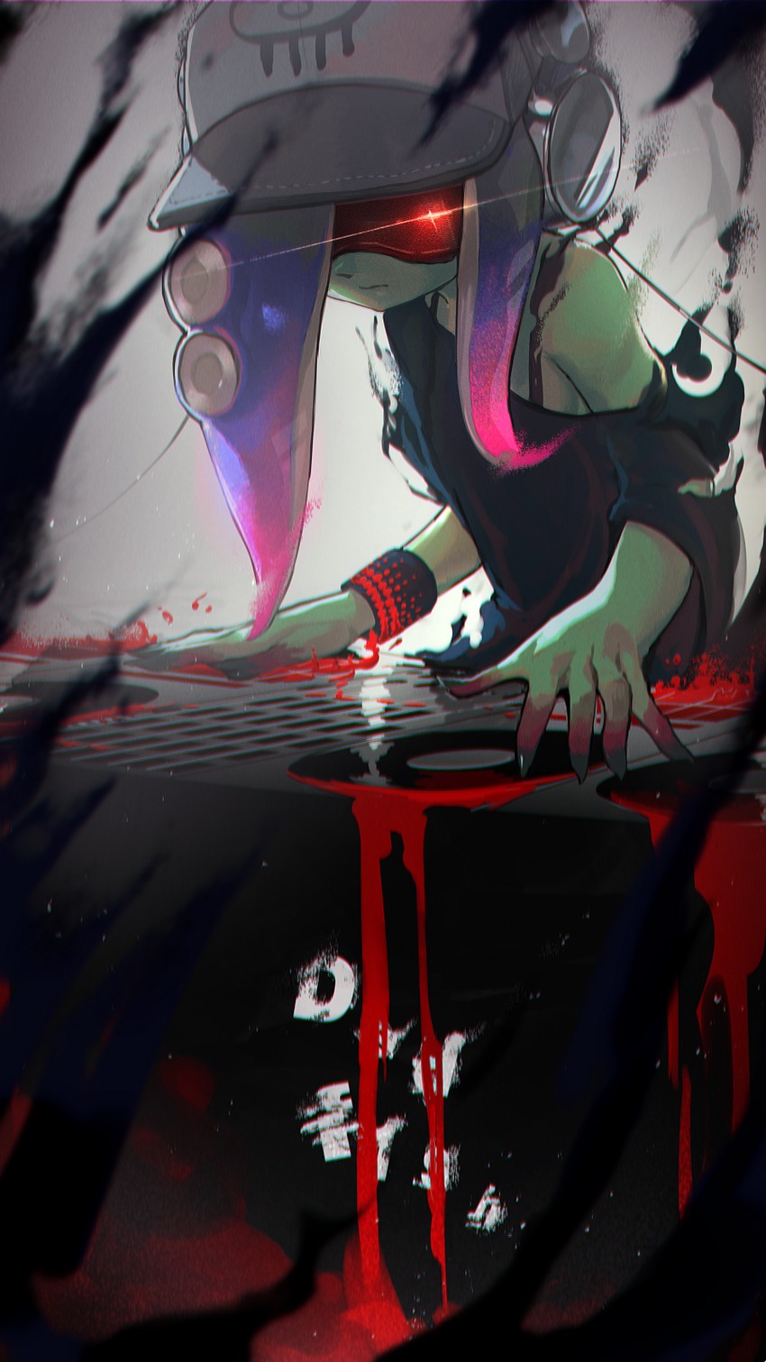 dedf1sh (splatoon and 2 more) drawn by kashu_(hizake)